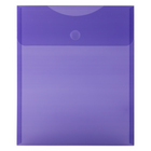JAM Paper - Enveloppes en plastique, fermeture VELCRO, 1 expansion, 9,75 x 11,5, violet, paq./24, (235827602g)-Dimensions : 9,75 x 11,5