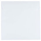 JAM Paper Enveloppes de 6,5 x 6,5 po, blanc, 50/paquet-Enveloppes carrées en papier blanc ordinaire