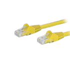 StarTech Cat6 Ethernet Patch Cable with Snagless RJ-45 Connectors, Yellow, 8 ft (N6PATCH8YL)-RJ-45 connector-clip protectors eliminate cable snags and breaks during installation