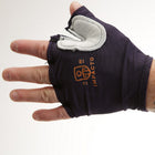 IMPACTO® 502-10 Petit Paire Gant Antichocs, sans doigts, coussinet gel paume/pouce, dos en nylon, paume avec cuir suédé-2