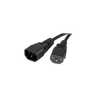 StarTech Câble dâââ€š¬ââ€ž¢alimentation PXT1002 de 2 pi-Câble d’alimentation IEC 60320 C14 et ports d’alimentation IEC 60320 C13 pour une connexion efficace