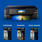 Epson - T277 Cartouche d'encre - Capacité standard - Cyan-Le système d’impression Epson est particulièrement conçu pour être utilisé avec les encres d’origine Epson. L’utilisation d’encres non authentiques peut entraîner des dommages qui ne sont pas couverts par la garantie limitée de l’imprimante