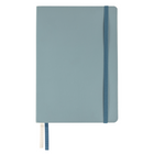 Gry Mattr - Cahier de notes A5 à couverture souple, papier de pierre ligné, 160 pages, bleu clair-Taille A5 (5,70 po × 8,26 po)
