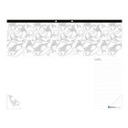Blueline DoodlePlan Colouring Desk Pad, Multiplicity-Blueline® DoodlePlan™ Colouring Desk Pad