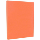 JAM Paper - Papier cartonné Bristol Vellum - 67 lb - 8,5 po x 11 po - Rose saumon - paquet de 50-Couleur : Saumon / Notre papier cartonné solide de qualité supérieure ne montre pas de blanc lors du pliage, du déchirement ou de la coupe ; c'est coloré tout au long !