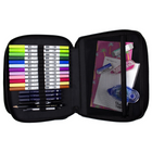 Tombow Zipp Marker Case - Oyster-The Marker Case: L 10.5" x W 8.2" x H 2.5"