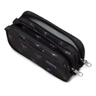 JanSport - Grande Pochette Pour Accessoires, Bad Bows-La pochette à accessoires à deux compartiments est parfaite pour transporter des stylos et des crayons d'un côté et des cordons d'alimentation de l'autre