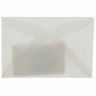 JAM Paper - 3Drug Mini enveloppes en vélin translucide - 2,3125 x 3,625 - Argent platine - Paquet de 25-Enveloppe vélin translucide platine
