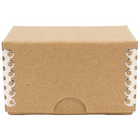 Jam PaperMD – Étui pour cartes professionnelles en plastique, kraft brun, 5/paquet-Dimensions : 2 1/4 haut. x 3 1/2 larg. x 2 prof. (po)