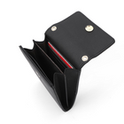 Champs RFID Blocking Smartphone Bag - Black-Magnetic flap with pushlock closure