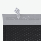 Quality Park Poly Bubble Mailers With Redi-Strip Peel Off Closure - 11" L x 8.25" W - Black - 8 Pack-Each bubble envelope is made from durable, wear and tear resistant poly that helps keep items inside protected from moisture and cold, wet weather during the shipping process