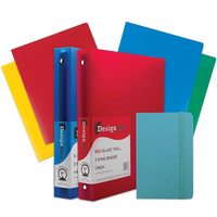 JAM Paper Back To School Assortiments, 1" Le tr-Assortiment de fournitures scolaires robustes (1 unité) - Bleu