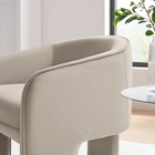 Modway - Greer Velours Performance Rembourré Fauteuil d’accent - Amande-Rembourrage en mousse dense