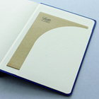 Letts Icon Plan Forever 12 Month Perpetual Diary - 7 5/8" x 5" - Navy-Ribbon page marker