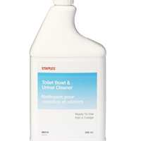 Staples - Nettoyant pour cuvettes et urinoirs, 946 mL-Prêt à l'usage