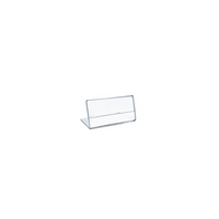 Azar Displays – Porte-affiche horizontal en L, 5,5 larg. x 3,5 haut. po, 10/pqt (112759)-porte-affiche