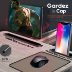 ShoppingAll - Bureau pour ordinateur portable - Gris-Apportez le lapdesk partout où vous allez en toute simplicité grâce à nos poignées portables qui vous aideront à le transporter d'un endroit à l'autre.