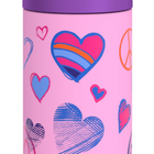 Thermos FUNtainer Bottle with Straw - 410 mL - Peace-Keeps drinks cold for up to 12 hours