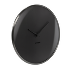 Gry Mattr Dome Wall Clock - Black-Metal clock housing with smooth powder coated finish