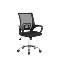 TygerClaw - Fauteuil de bureau TYFC21030 Air Grid professionnel en mailles, mi-dos-Garni en mailles noires douces et résistantes