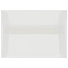 JAM Paper Enveloppes livrets en vélin à fini métallique avec fermeture gommée, 5 1/4 x 7 1/4 po, incolore, 1000 par paquet-Incolore