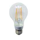 Northern Stars 84407 LED Light Bulb, A19 8W, Filament, Dimmable, Clear, Silver, 10 Pack-LED A19 8W Filament, Warm white (Soft white)