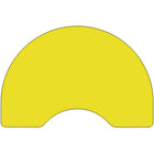 Flash Furniture – Table mobile haricot, surface en stratifié de 48 x 96 x 1,25 po, hauteur ajustable, jaune (XUA4896KIDYLHAC)-Table en forme de haricot pour activités de groupe