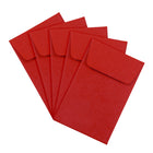 Enveloppe à monnaie no1 21/4x31/2 rouge, recyclé-3