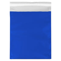 JAM Paper Enveloppes à ouverture côté court en aluminium à fermeture « pelez et scellez », 10 x 13 po, bleu, paq/25-Bleu