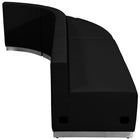 Flash Furniture HERCULES Alon Black LeatherSoft Reception Configuration, 3 Piece-Add on pieces as your business grows