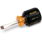 Klein Tools - Tournevis Klein A/Manche Caoutchouté-Tournevis Industriels À Tige Carrée & Pointe Plate En Losange, paquet de 3-Type de prise Prise coussinée