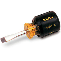 Klein Tools - Tournevis Klein A/Manche Caoutchouté-Tournevis Industriels À Tige Carrée & Pointe Plate En Losange, paquet de 3-Type de prise Prise coussinée