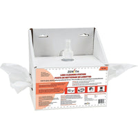 Stations de nettoyage de verres, 12/pqt-Une bouteille de 237 ml/8 oz avec pompe et 600 mouchoirs