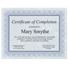 Certificats St. James Regent, papier bond 24 lb (90 g/m2), 216 x 279 mm (8 1/2 x 11 po), bleu, 100/emb.-Certificats en papier bond 24 lb (90 g/m2), bleu