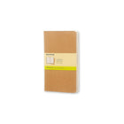 Moleskine Cahier Plain Soft Cover Journal - 5" x 8.25" - Kraft Brown - 3 Pack-Kraft Brown flexible cardboard cover