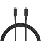 NXT Technologies 3' USB C Cable, Black-Reversible black USB-C cable provides a hassle-free connection
