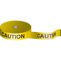SCN Industrial Bio-Degradable Flagging Tape, English, 3" W x 150' L, 1.5 Mils, Black On Yellow - 5 Pack-Colour: Black on Yellow