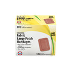 WASIP Patch Fabric Bandages - Large - 7.5 cm L x 5 cm W - 100 Pack-Breathable