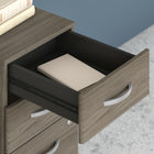 Bush Business Furniture - Classeur mobile à 3 tiroirs Studio C - hickory moderne-Une serrure verrouille les deux tiroirs du bas pour proteger les documents sensibles et les effets personnels