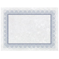 Certificats St. James Regent, papier bond 24 lb (90 g/m2), 216 x 279 mm (8 1/2 x 11 po), bleu, 100/emb.-Modèles telechargeables sans frais a www.first-base.com