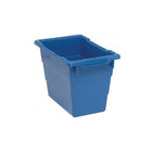 Bacs empilables en croisé, bleu, paq./3 (CD583)-Bleu