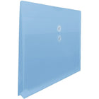 Jam Paper Enveloppes en plastique avec fermeture à bouton et ficelle, 12 x 18 po, bleues, paq./12-Taille : 12 x 18 po
