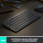 Clavier rétroéclairé sans fil Logitech MX Keys Mini pour professionnels - Graphite-Multidispositif, multi-SE: connectez jusqu'à 3 ordinateurs Windows, macOS, Linux(1), Chrome OS(1), iPadOS, iOS ou Android. Changez de SE en toute simplicité avec le bouton Easy-Switch.