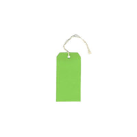 JAM Paper Étiquettes pour emballage-cadeau avec ficelle, moyen, 2,38 x 4,75 po, vert, 100/paquet (39197116B)-Vert