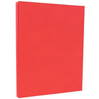 JAM Paper Papier couverture cartonné recyclé Brite Hue lisse, 8 1/2 x 11 po, rouge, 250 feuilles/rame-Taille : 8 1/2 x 11 po