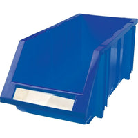 Bacs en plastique empilables CC239, bleu-Garantis incassables et indéformables, même sous des températures de -40 °C à 120 °C