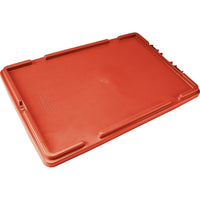 Quantum Storage Systems Cover For Stack & Nest Tote - Red - 4 Pack-For series - SNT190, SNT195