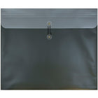 JAM Paper Enveloppes en plastique fini métallique avec fermeture à bouton et ficelle, 15 x 18 po, vert foncé, 12/paquet-Vert foncé