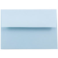 JAM Paper A7 Invitation Envelopes, 5.25 x 7.25, Baby Blue, 1000 Pack (155628B)-Light baby blue