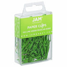 JAM PAPER - Colore norme 1" Trombones, Lime Green, 3 Paquets de 100-Taille : 2,5 cm (Norme/regulier)